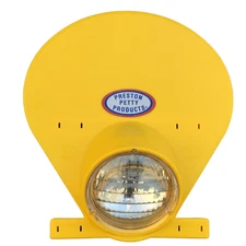 Authentic Preston Petty Headlight Number Plate Assembly - Yellow