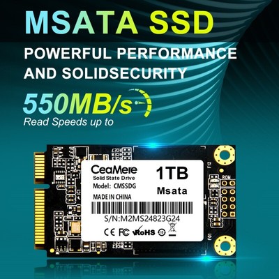 MSATA SSD256GB Solid State Drive 128GB 512GB