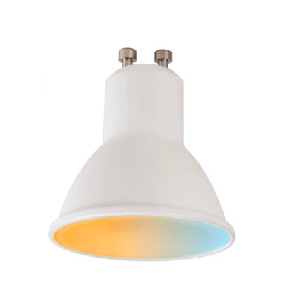 Bombilla inteligente muvit iO GU10/5.5W/400lm RGB+Blancos D50*H56 +portalámparas - Imagen 1 de 4