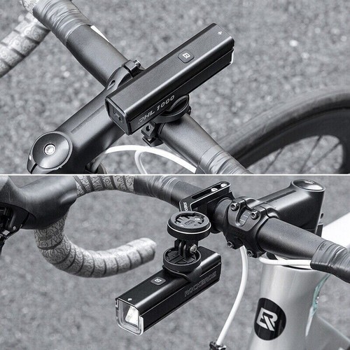 New ROCKBROS Bike Head Light 1000LM USB Rechargeable Rainproof LED Cycling Black - Picture 8 of 10