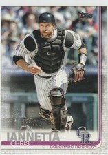 #346 Chris Iannetta Colorado Rockies 2019 Topps Series 1 Baseball