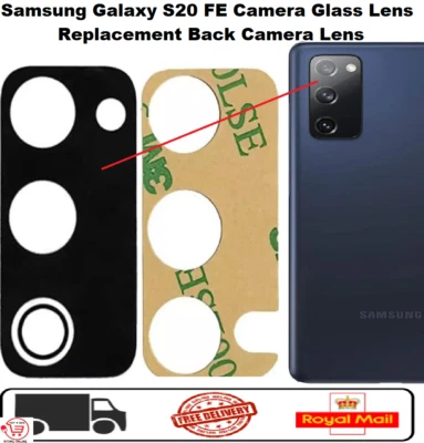 MY STORE Samsung Galaxy S20 FE Kamera Glas Objektiv Ersatz Rückfahrkamera Objektiv