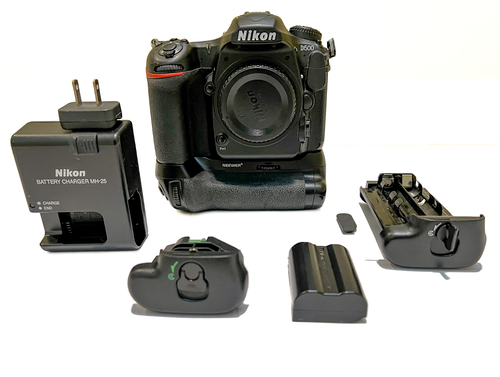 Nikon D500, 20.1MP DSLR w/ Battery Grip – 30K Shutter Count! - EXCELLENT cond