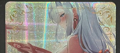   Shenhe Genshin Impact Suck Suck Goddess Story Anime Waifu Card SP 8  