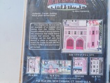 901 BRASS KIT Z-scale Micro Structures "Fire Engine Co. #2" house (not built)