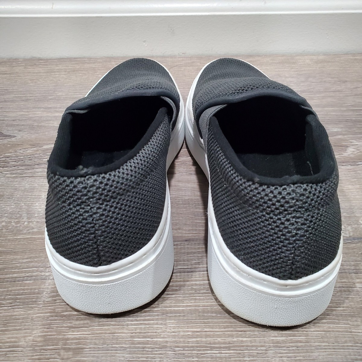 Eileen Fisher Pep Graphite Gray Mesh Slip On Platform 