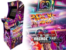 Back To The 80s Custom Arcade 1Up Custom Graphic Kit