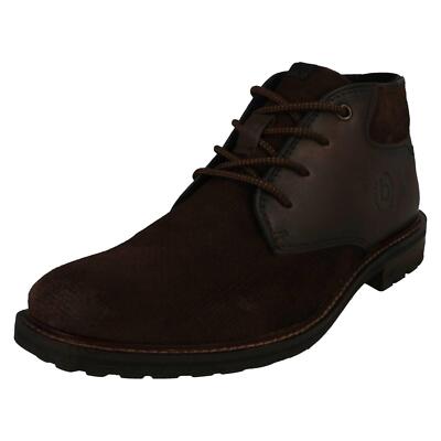 Mens Bugatti Stylish Smart Casual Ankle Boots 331-ACC30-3410