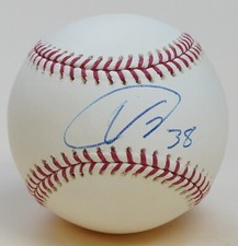 Ubaldo Jimenez Signed Baseball Ball PSA/DNA COA Auto'd Indians Rockies All Star
