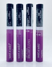 Lot of 4 Wet n Wild MegaSlicks Lip Gloss - 548D Berried Treasure 0.19 oz
