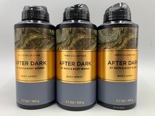 Bath Body Works Men's Collection After Dark Body Spray Full 3.7 Oz S/3 6025A