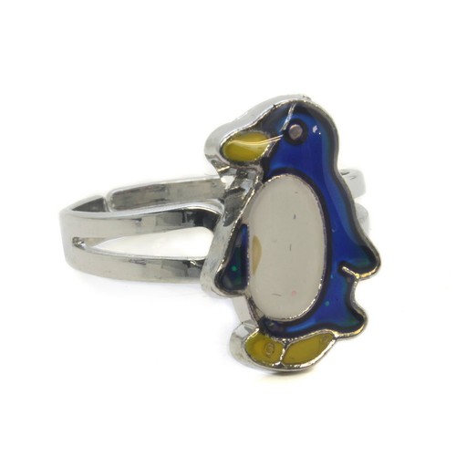 Kids Mood Rings Girls Colour Changing Ring Jewellery Unicorn Animals - Picture 18 of 55