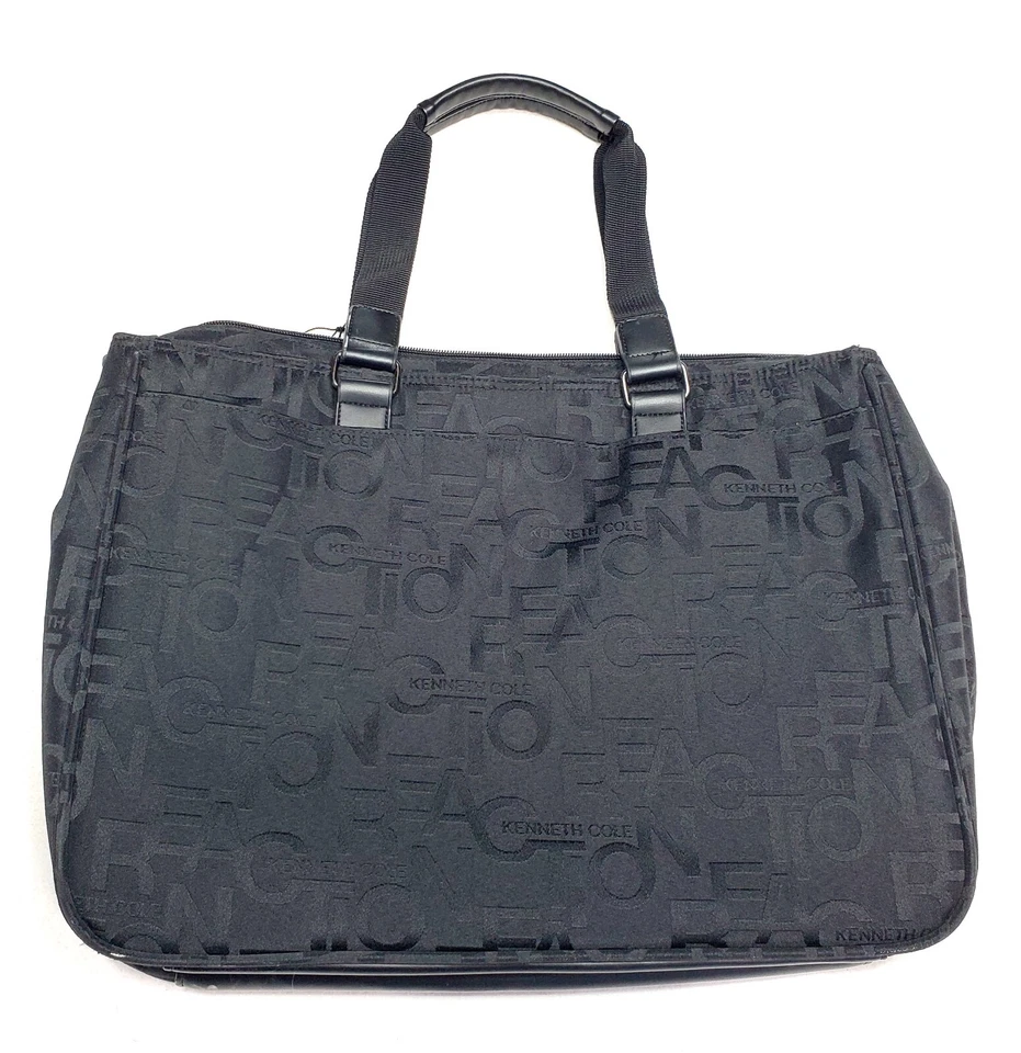 Kenneth Cole Reaction Negro Computadora Viaje Trabajo Bolso Maletín 17x12x5" Nuevo con Etiquetas Foto 2 de 4