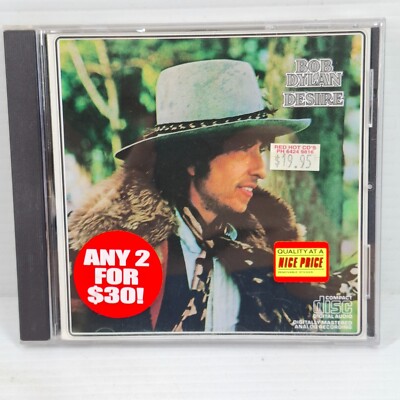 Bob Dylan- Desire Cd Album 1976 CBS - MUSIC CD OZ SELLER
