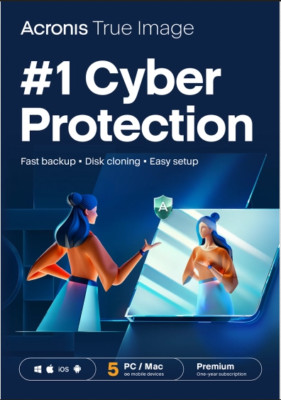 Acronis True Image 2024/2025 5 PC / MAC Dauerlizenz - Lebenslang