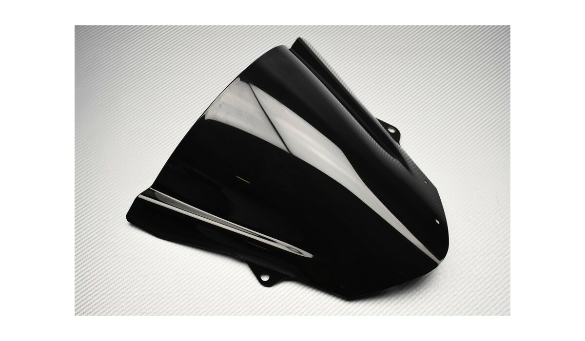 Pare-brise moto Kawasaki ZX6R 2009 2011 bulle noire ZX600R