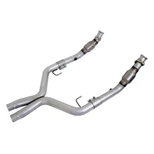 BBK Performance 1770 2.75" Long X-Pipe w/Converters for 05-10 Mustang GT 4.6L