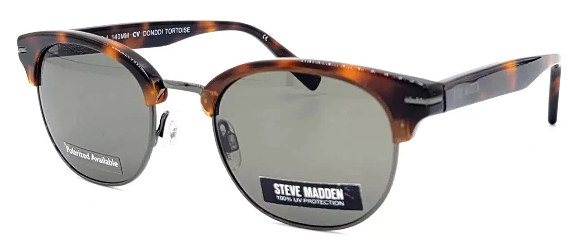 Пластиковая оправа солнцезащитных очков Steve Madden Donddi Tortoise Club Master 40-20-140 19090₽