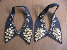 Ladies Ties, Collar, Accessory Set, 2 Pieces, Rhinestones, Unused (1)