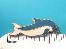 DOLPHIN  - hat pin , lapel pin , tie tac , hatpin  , scarf pin GIFT BOXED