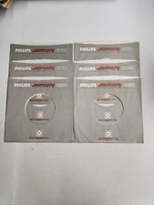 45 RPM 7" RECORD SLEEVES CO. SLEEVE 6 PACK SEE PHOTOS - Philips Mercury SLV83