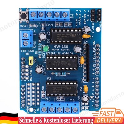 L293D DC Motor Drive Shield Stepper Nützliches 4CH Motor Control Shield für Ardu