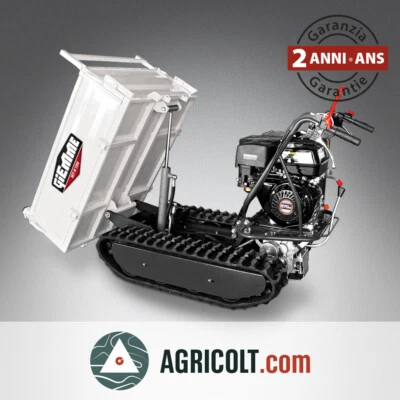 Motocarriola 500 Kg ribaltamento idraulico, minitransporter 9 hp GIEMME MT-H500C