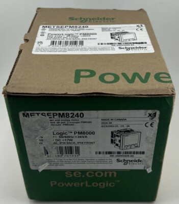 SCHNEIDER ELECTRIC POWERLOGIC PM8000 METSEPM8240 6KV IMPULSE IP30 BACK IP54FRONT