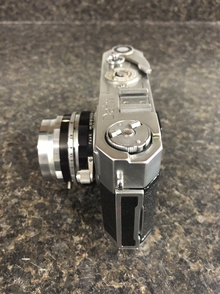PETRI 1.9 35mm CAMERA w/ Kuribayashi Orikkor Lens, Case, Strap