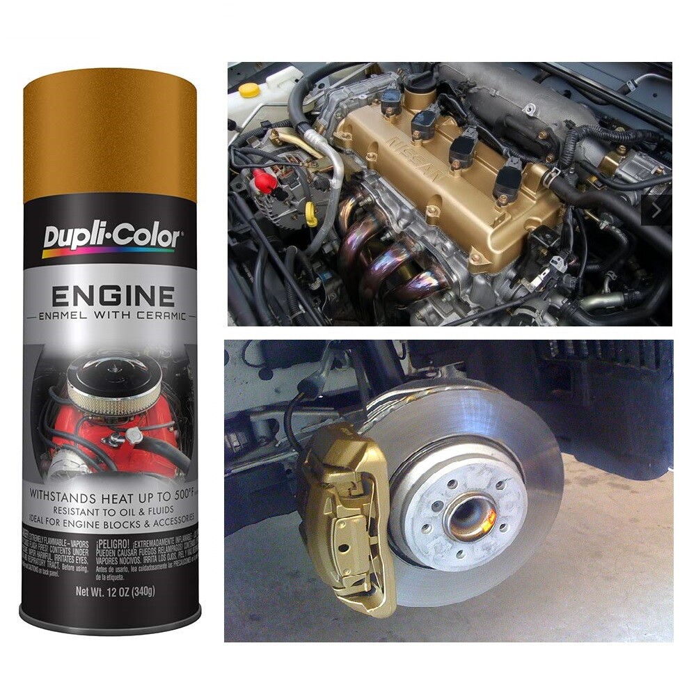 Car Engine Paint Colors RUST OLEUM® 248903 12 Ounce Flat Black Engine