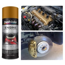 Valve Cover Gold Spray Paint Brake Caliper Engine Enamel High Temp Coating 2cans Valve Cover Gold Spray Paint Brake Caliper Engine Enamel High Temp Coating 2cans