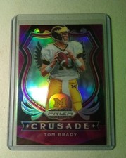 2020 Prizm Draft Picks Tom Brady Crusade Purple Prizm #100