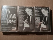 BENNY GOODMAN 3 CASSETTE LOT 2 SEALED
