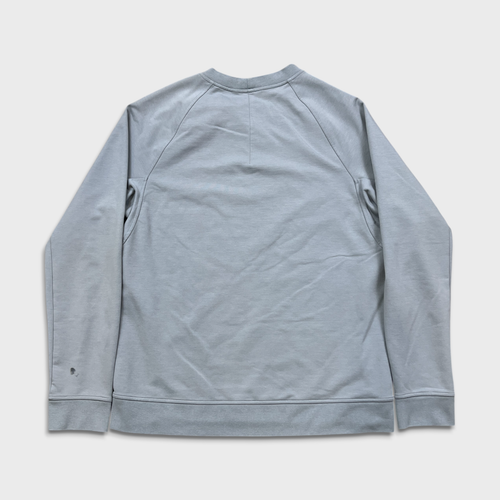 Lululemon City Sweat Crew Mens Medium Gray Long Sleeve Pullover Sweatshirt - Picture 5 of 10