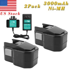 3.0Ah 14.4V Ni-CD Battery/Charger For Milwaukee 48-11-1000 48-11-1014 48-11-1024
