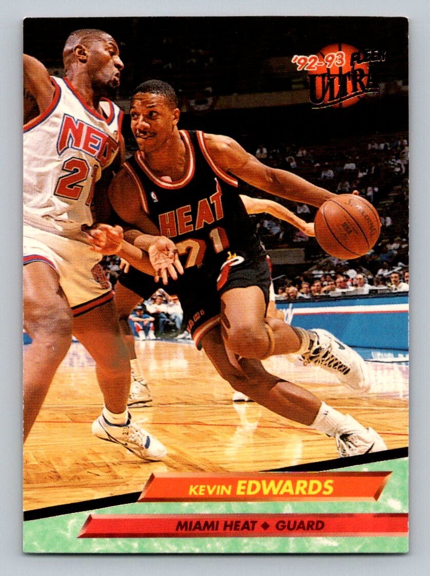 1992-93 Fleer Ultra Kevin Edwards #99 Miami Heat