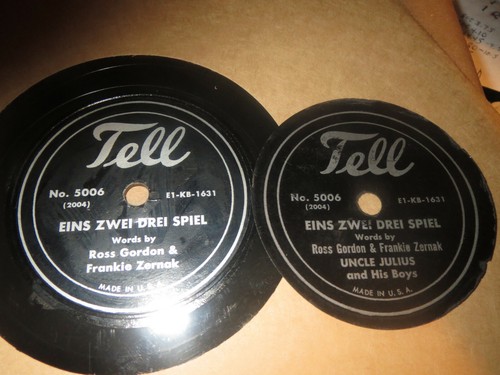 78RPM Tell 5006 Uncle Julius - Jingle Bells Polka / Eins Zwei, clean medium VV+V - Picture 4 of 7