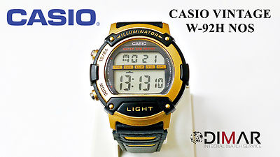 Vintage Casio w-92h-g NOS Module 1817 light | eBay