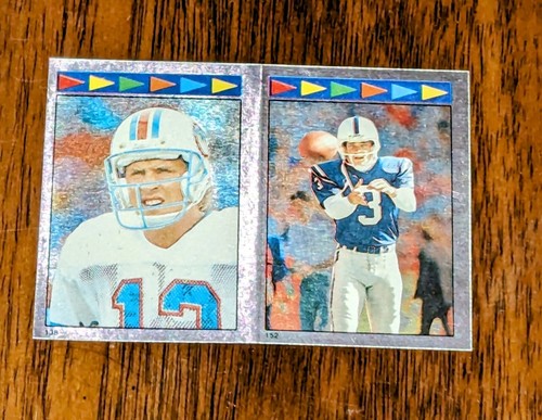 Dan Marino / Rohn Stark Topps 1987 Aufkleber #152 & #138 Schneller Versand!
