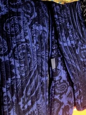 New $490 Etro Paisley Blue Wool Arm warmers Warmer