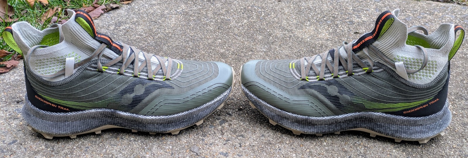 Saucony Endorphin Trail  Shoes Speedroll Tech PWR Trac Soles Men's 13 D Great