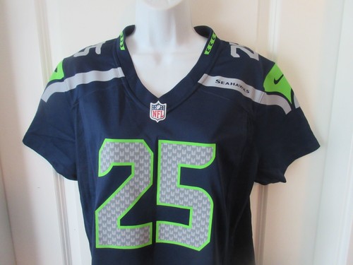 Womens Nike Richard Sherman #25 Seattle Seahawks NFL Football Jersey sz. S EUC - Picture 3 of 7