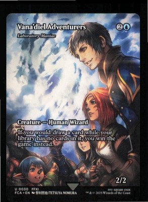 Vana'diel Adventurers Laboratory Maniac Showcase 30 FINAL FANTASY MTG NM