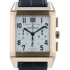 Jaeger LeCoultre Reverso 18k Rose Gold Silver Dial 35x41mm Automatic Q7012620 2