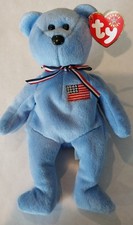 TY Beanie Baby America the Bear 9/11 Tribute Plush