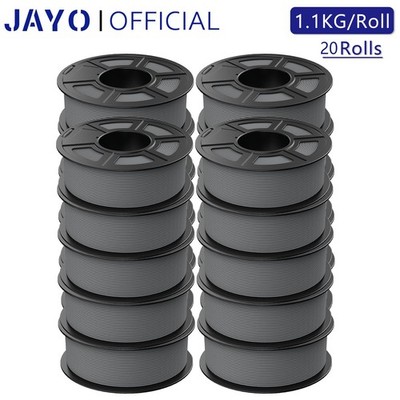 JAYO 22KG Grau PLA Classic Filament 1,75mm Rapid 600mm/s 3D Drucker Filament