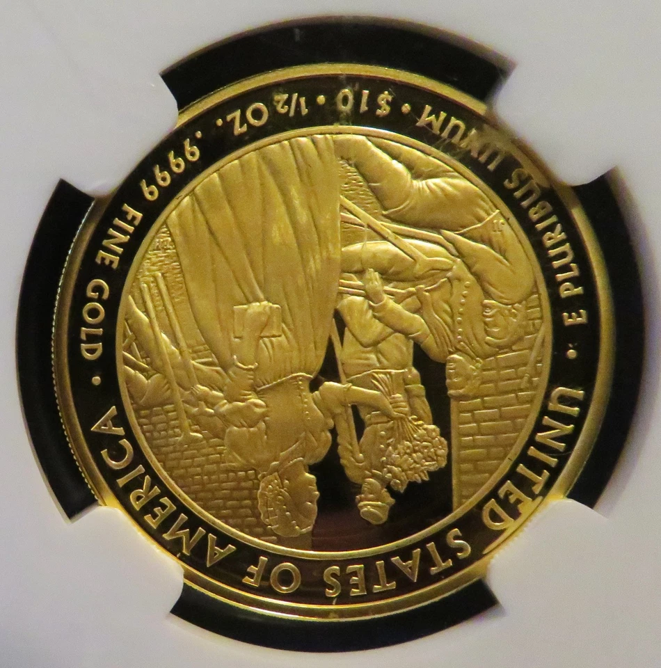 2010 W US 1/2 oz Gold $10.00 NGC PF 70 ULTRA CAMEO Mary Lincoln - Image 4 of 4