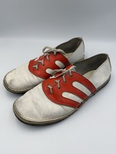 Vintage Saddle Shoes Orange/white Size Unknown