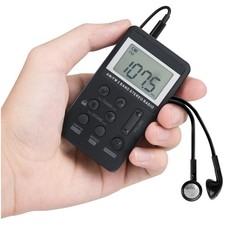 AM/FM Radio with Rechargeable Battery - Jogging Companion