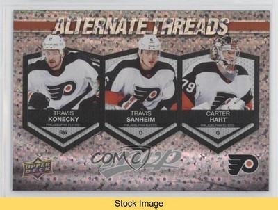 2023-24 MVP Alternate Threads Travis Konecny Sanheim Carter Hart #AT-6 READ 1p2j